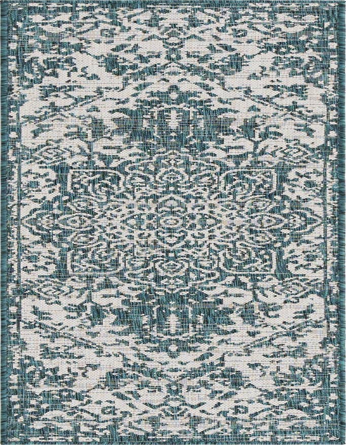 Detail image of 2' x 6' Easy-Clean Jill Zarin Dubai Indoor / Outdoor Runner Rug