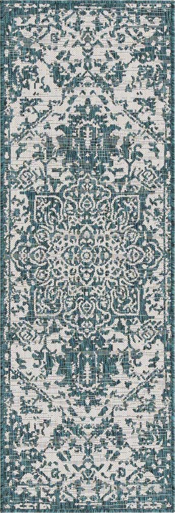 2' x 6' Easy-Clean Jill Zarin Dubai Indoor / Outdoor Runner Rug
