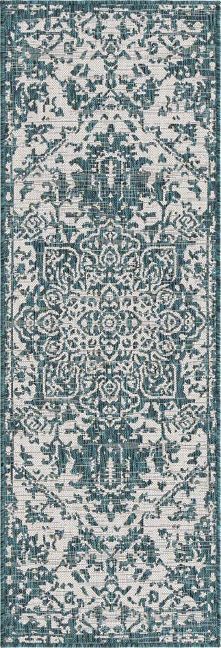 Detail image of 2' x 6' Easy-Clean Jill Zarin Dubai Indoor / Outdoor Runner Rug