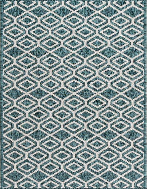 Detail image of 2' x 8' Easy-Clean Jill Zarin Turks and Caicos Indoor / Outdoor Runner Rug