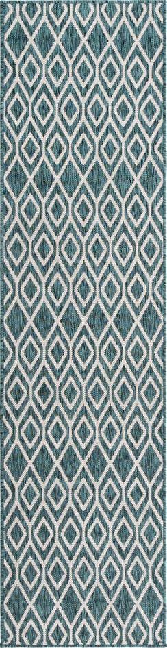 Detail image of 2' x 8' Easy-Clean Jill Zarin Turks and Caicos Indoor / Outdoor Runner Rug