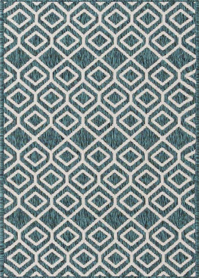 2' x 6' Easy-Clean Jill Zarin Turks and Caicos Indoor / Outdoor Runner Rug