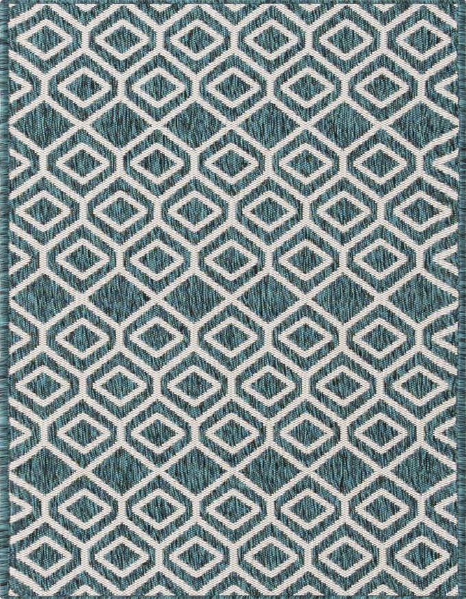 Detail image of 2' x 6' Easy-Clean Jill Zarin Turks and Caicos Indoor / Outdoor Runner Rug