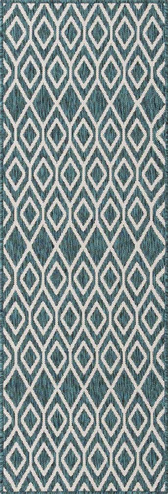 2' x 6' Easy-Clean Jill Zarin Turks and Caicos Indoor / Outdoor Runner Rug