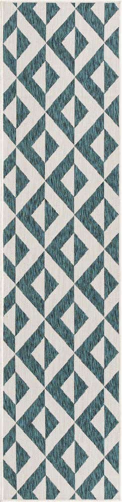 2' x 8' Easy-Clean Jill Zarin Napa Indoor / Outdoor Runner Rug