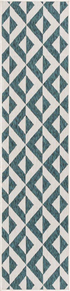 Detail image of 2' x 8' Easy-Clean Jill Zarin Napa Indoor / Outdoor Runner Rug