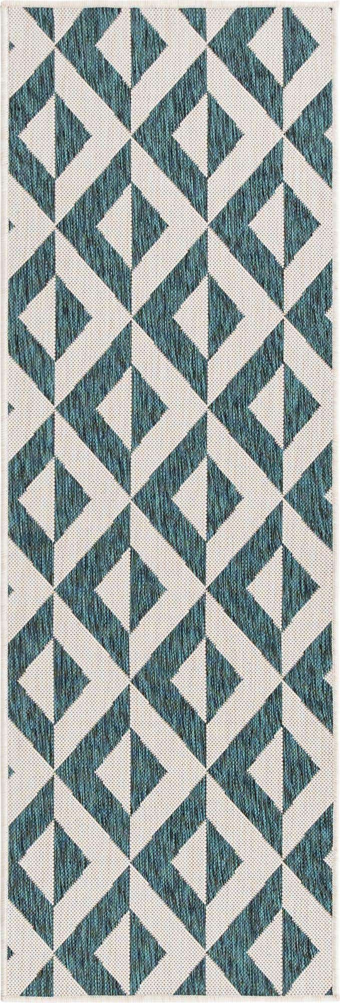 2' x 6' Easy-Clean Jill Zarin Napa Indoor / Outdoor Runner Rug