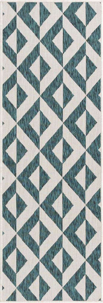 2' x 6' Easy-Clean Jill Zarin Napa Indoor / Outdoor Runner Rug