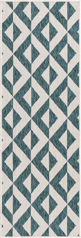 Detail image of 2' x 6' Easy-Clean Jill Zarin Napa Indoor / Outdoor Runner Rug