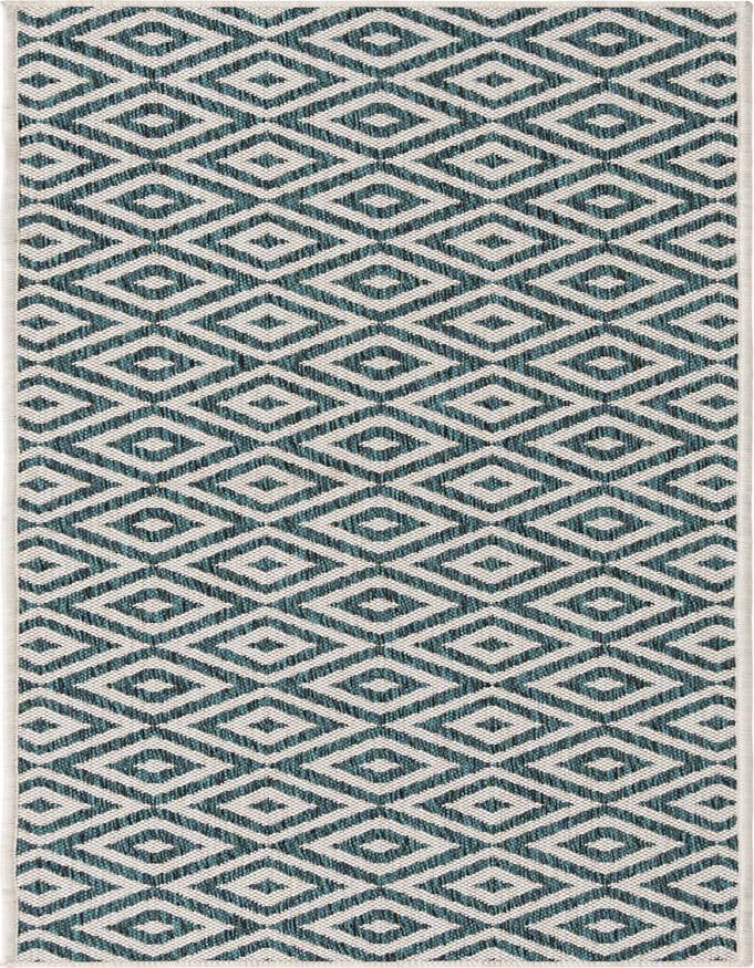 Detail image of 2' x 6' Easy-Clean Jill Zarin Costa Rica Indoor / Outdoor Runner Rug