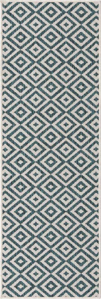 2' x 6' Easy-Clean Jill Zarin Costa Rica Indoor / Outdoor Runner Rug