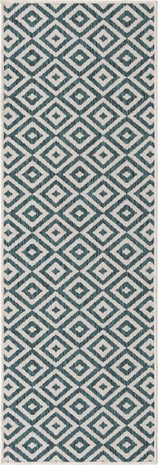 Detail image of 2' x 6' Easy-Clean Jill Zarin Costa Rica Indoor / Outdoor Runner Rug