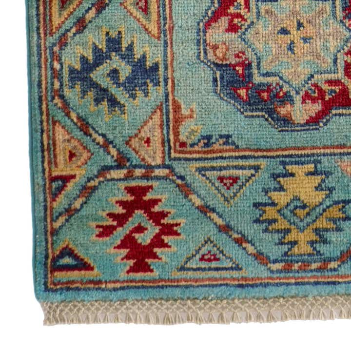 2' 1 x 6' 1 Hand Knotted Kazak Runner Rug