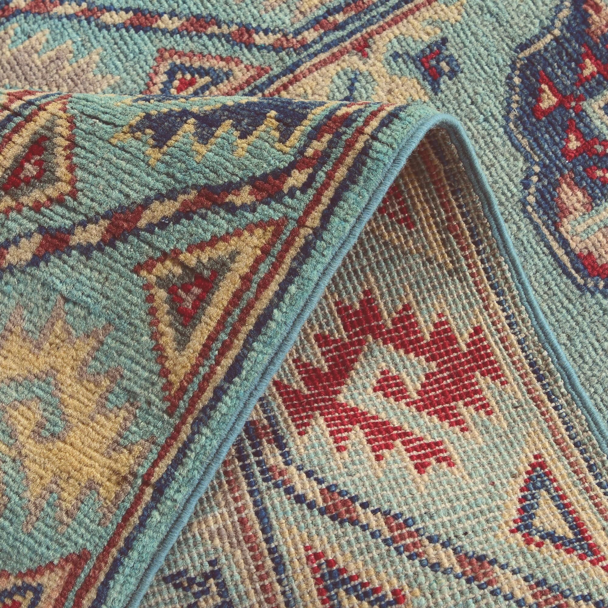 2' 1 x 6' 1 Hand Knotted Kazak Runner Rug