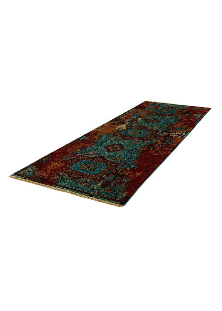 2' 11 x 8' 6 Hand Knotted Mamluk Ziegler Runner Rug