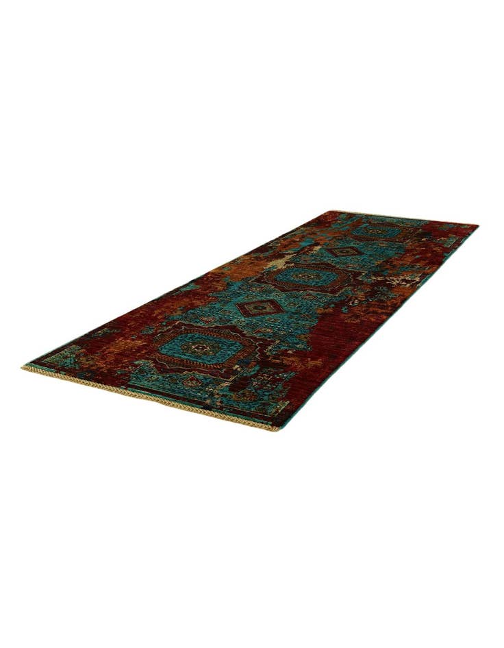 Detail image of 2' 11 x 8' 6 Hand Knotted Mamluk Ziegler Runner Rug