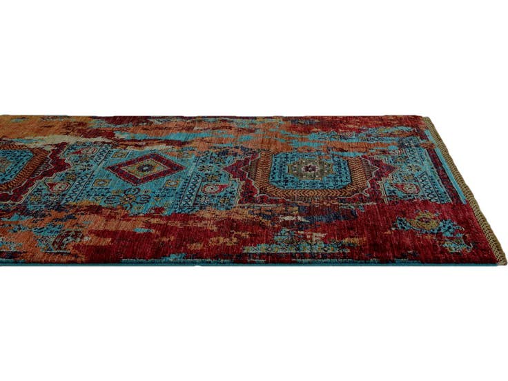 Detail image of 2' 11 x 8' 6 Hand Knotted Mamluk Ziegler Runner Rug