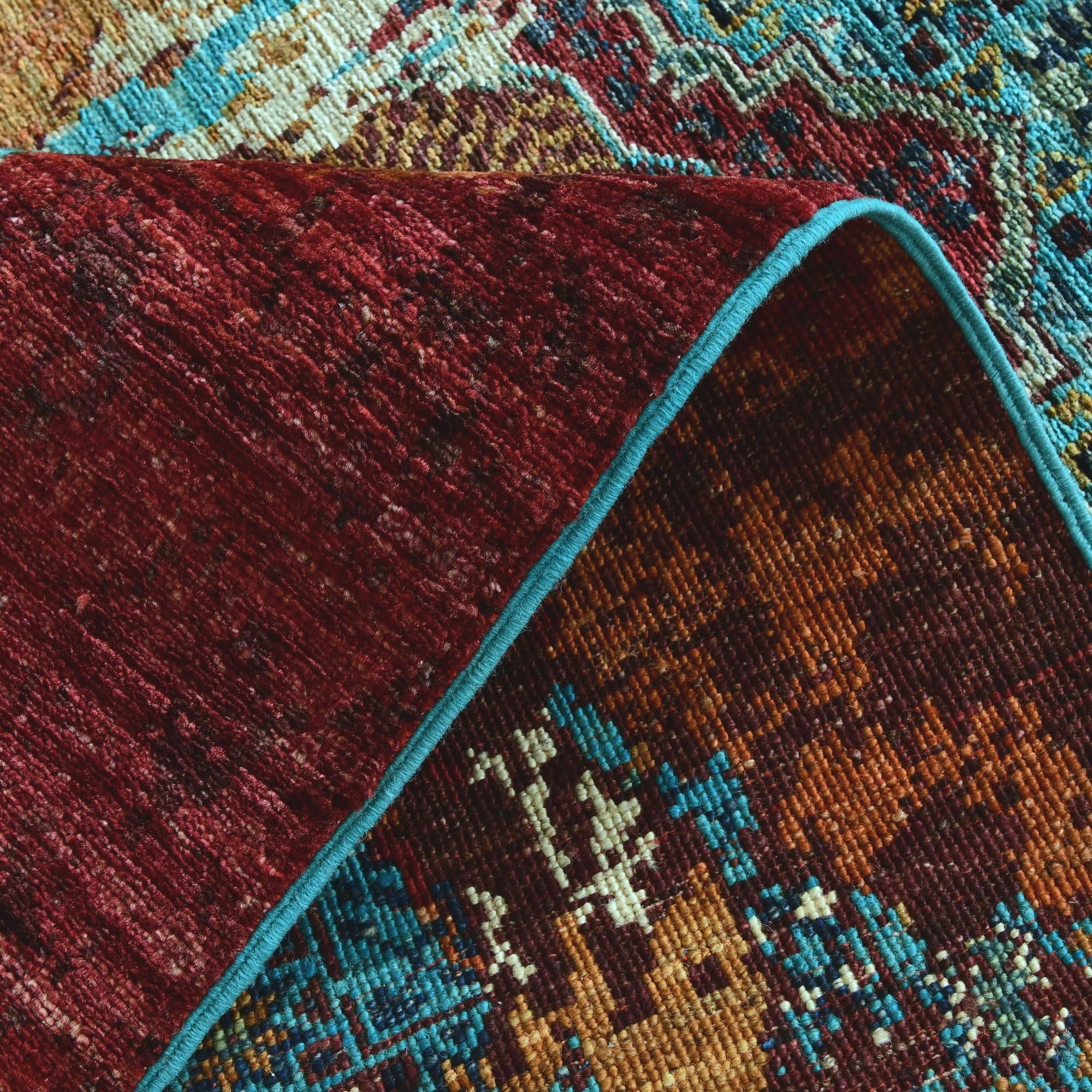 2' 11 x 8' 6 Hand Knotted Mamluk Ziegler Runner Rug