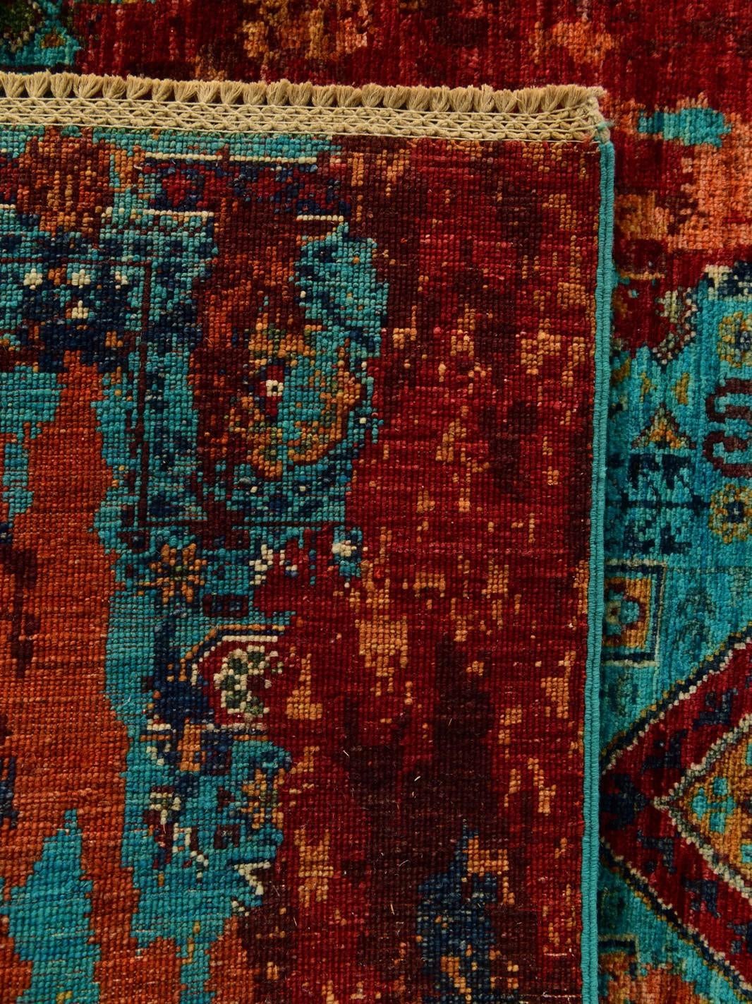 90cm x 260cm Hand Knotted Mamluk Ziegler Runner Rug