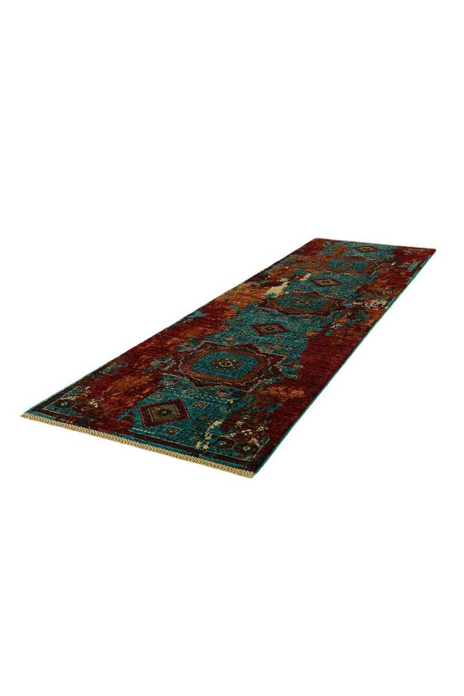 2' 11 x 10' 4 Hand Knotted Mamluk Ziegler Runner Rug