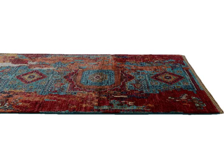 2' 11 x 10' 4 Hand Knotted Mamluk Ziegler Runner Rug