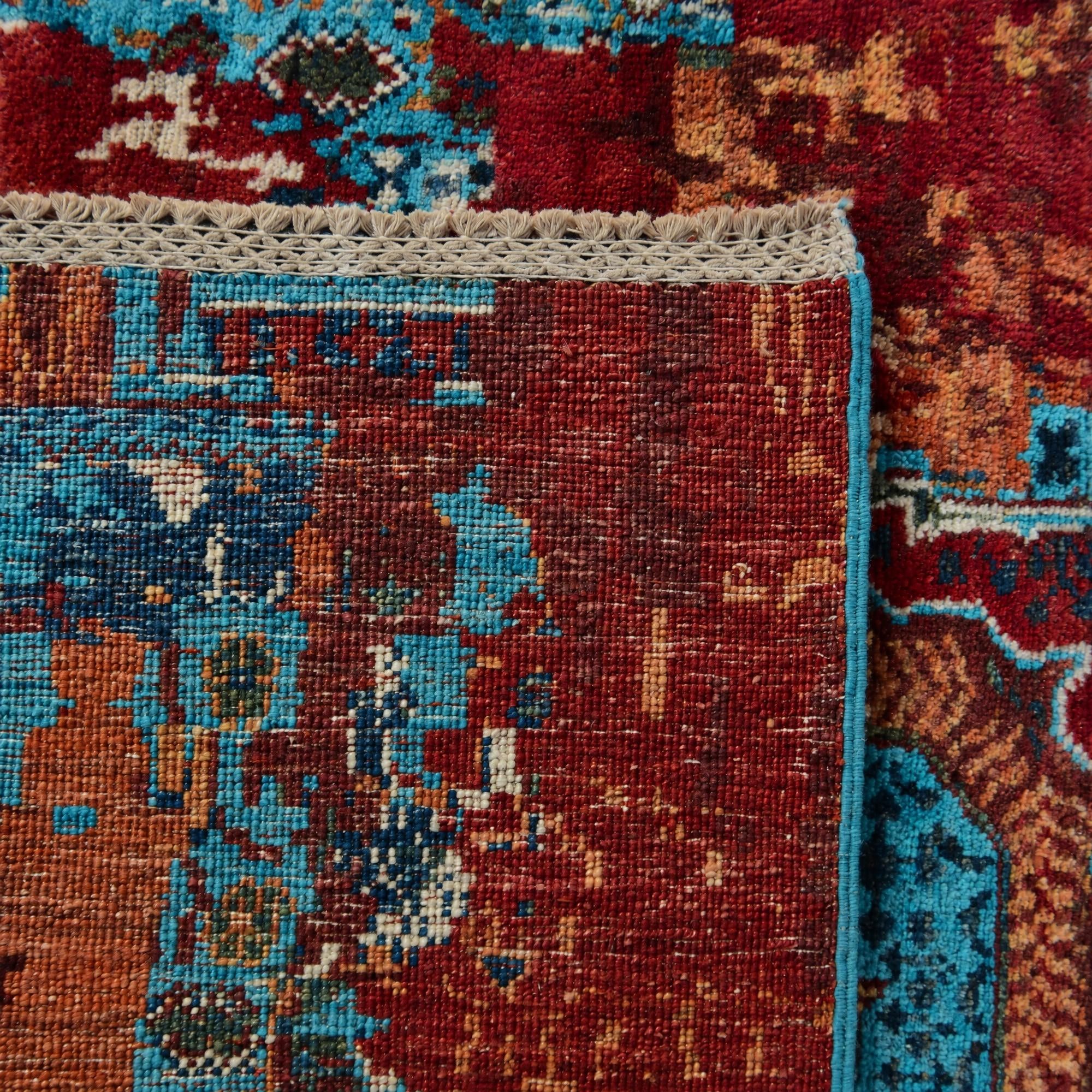 90cm x 315cm anudado a mano Mamluk Ziegler Alfombra Pasillera