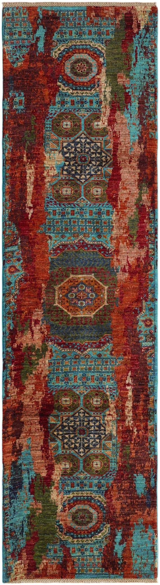 2' 9 x 9' 11 Hand Knotted Mamluk Ziegler Runner Rug