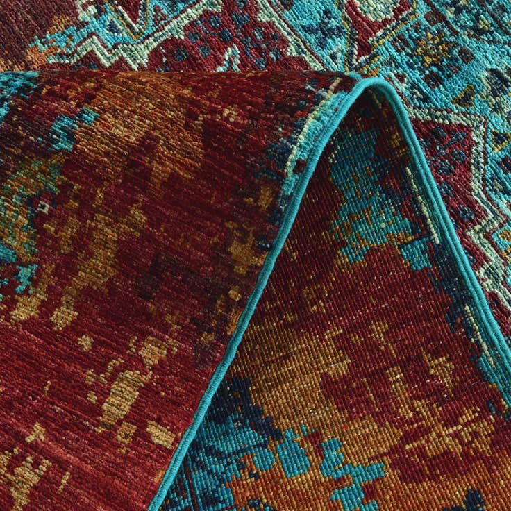 Detail image of 2' 11 x 8' 4 Hand Knotted Mamluk Ziegler Runner Rug