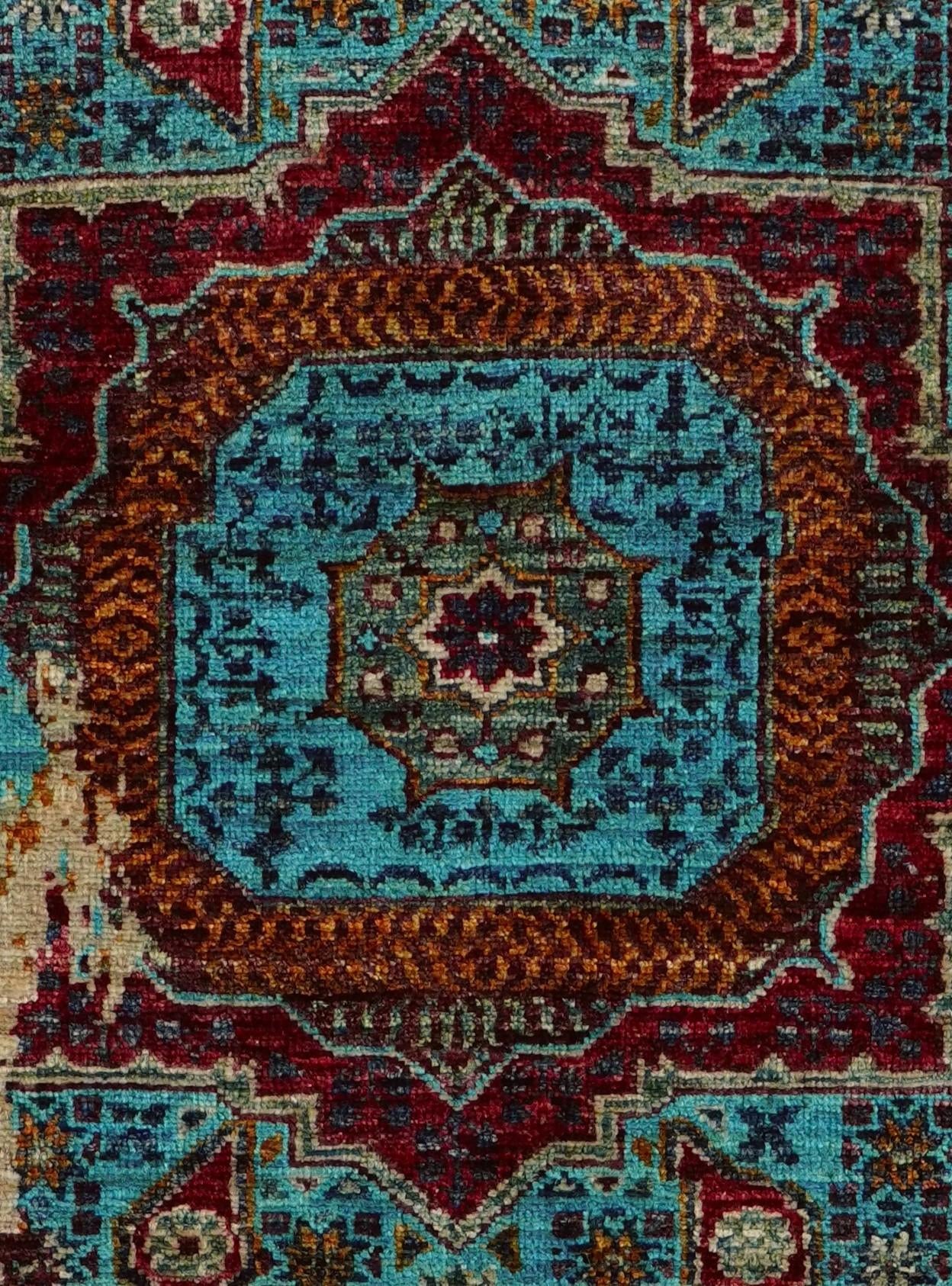 2' 11 x 8' 4 Hand Knotted Mamluk Ziegler Runner Rug