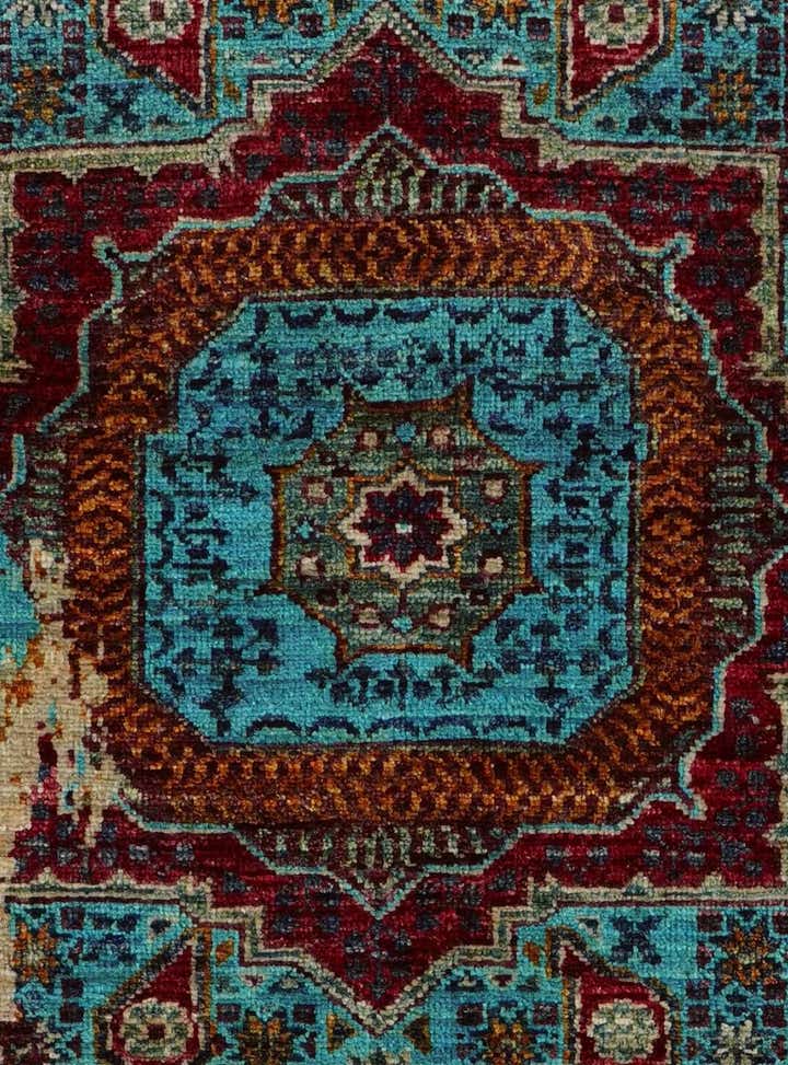 2' 11 x 8' 4 Hand Knotted Mamluk Ziegler Runner Rug