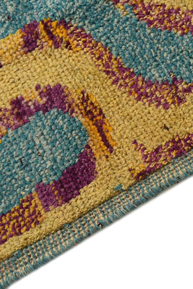 2' 8 x 10' Hand Knotted Moroccan Wool Runner Rug
