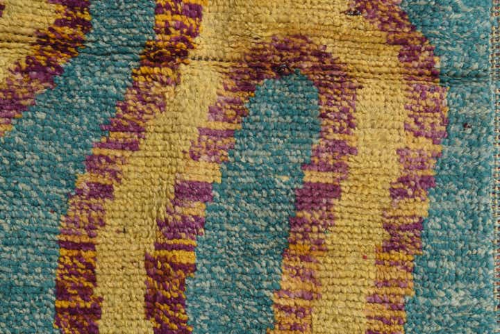 2' 8 x 10' Hand Knotted Moroccan Wool Runner Rug
