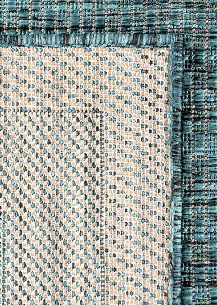 2' x 6' Easy-Clean Border Indoor / Outdoor Runner Rug