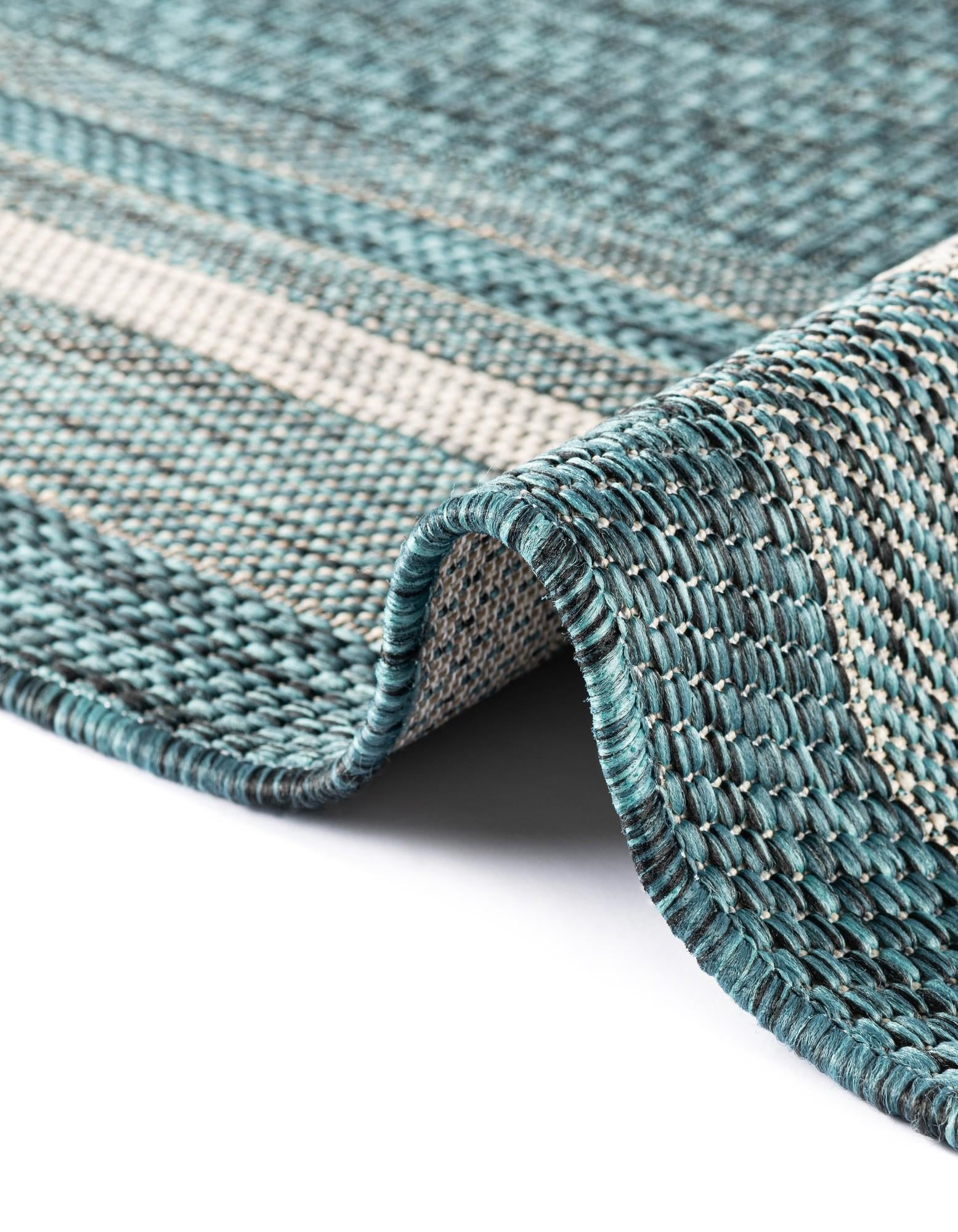 2' x 8' Easy-Clean Border Indoor / Outdoor Runner Rug