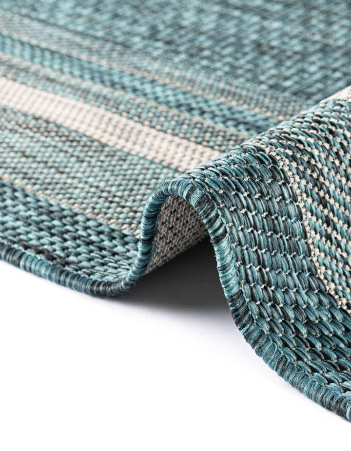 2' x 8' Easy-Clean Border Indoor / Outdoor Runner Rug