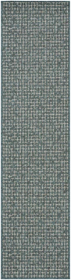 Detail image of 2' x 8' Easy-Clean Checkered Indoor / Outdoor Runner Rug