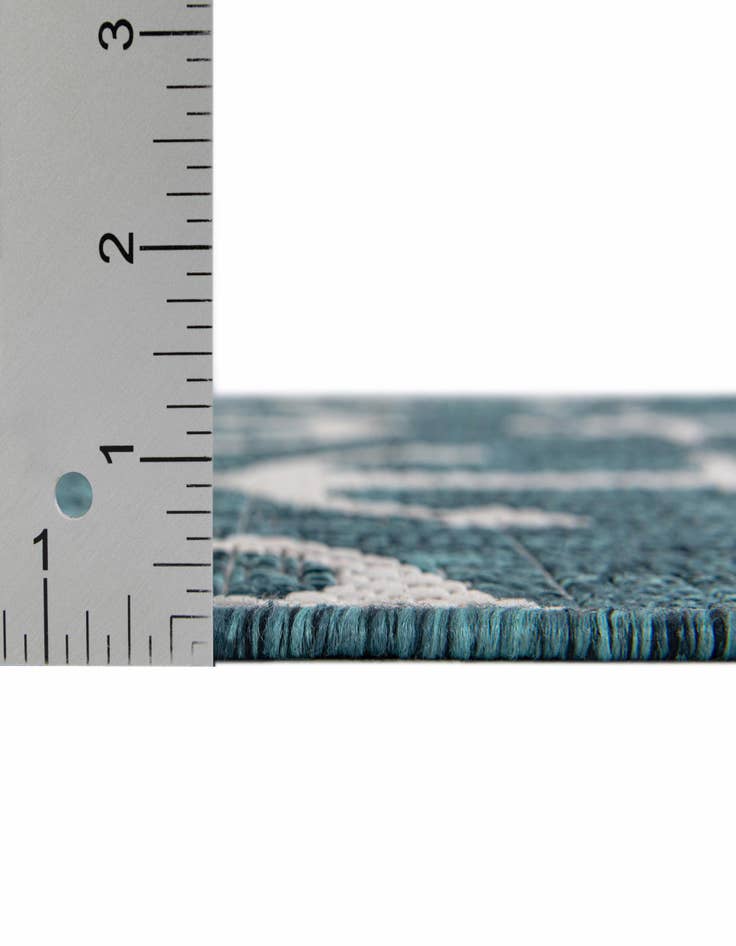 Detail image of 2' x 8' Easy-Clean Coastal Indoor / Outdoor Runner Rug