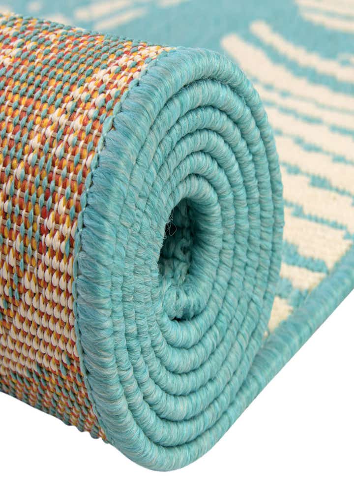 2' x 6' Easy-Clean Coastal Indoor / Outdoor Runner Rug
