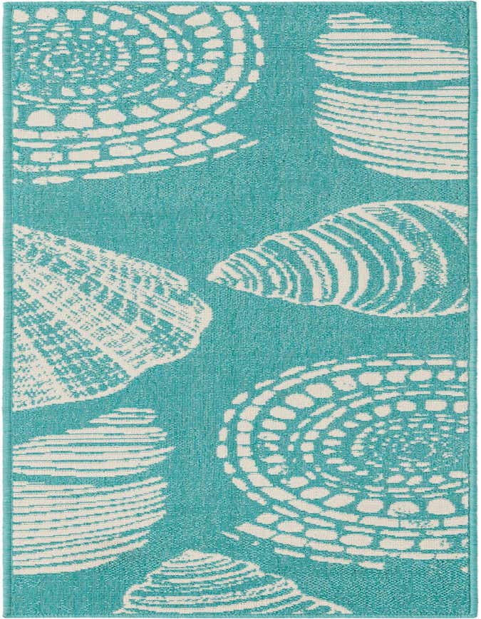 2' x 6' Easy-Clean Coastal Indoor / Outdoor Runner Rug