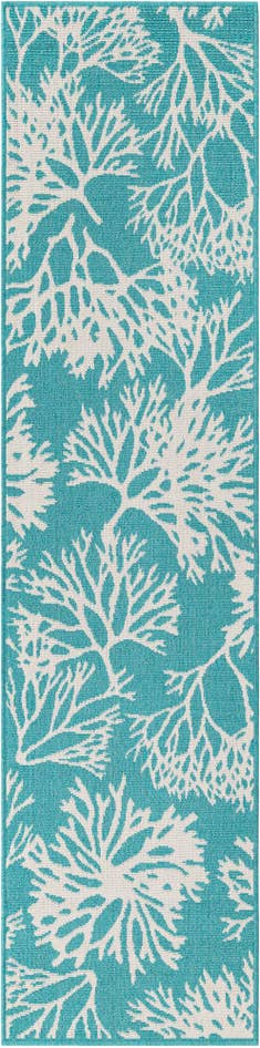 Detail image of 2' x 8' Easy-Clean Coastal Indoor / Outdoor Runner Rug