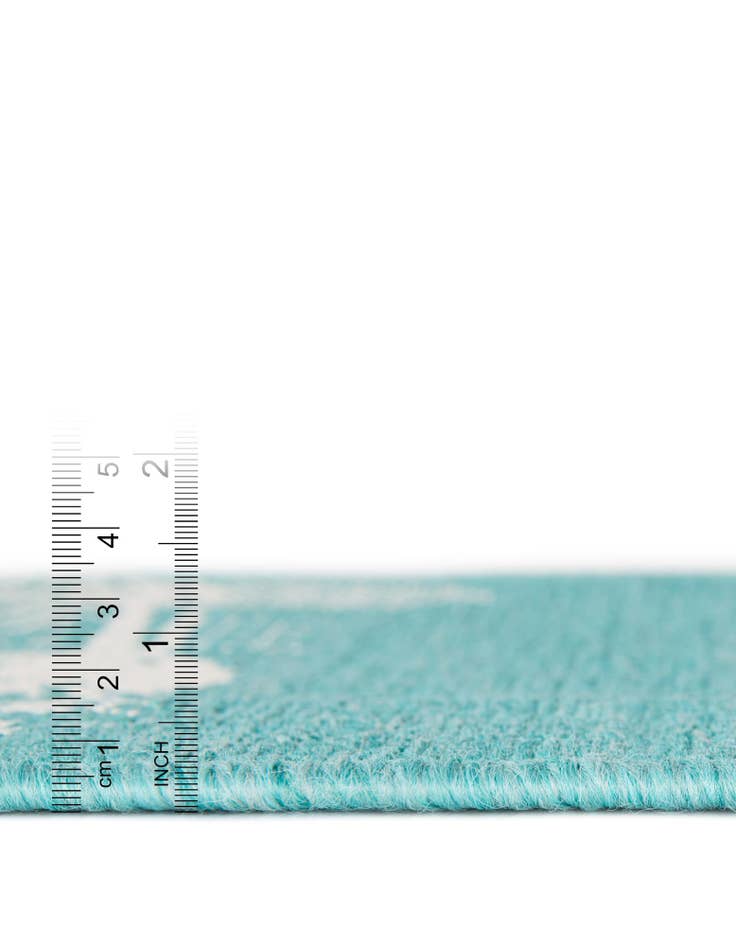 Detail image of 2' x 6' Easy-Clean Coastal Indoor / Outdoor Runner Rug