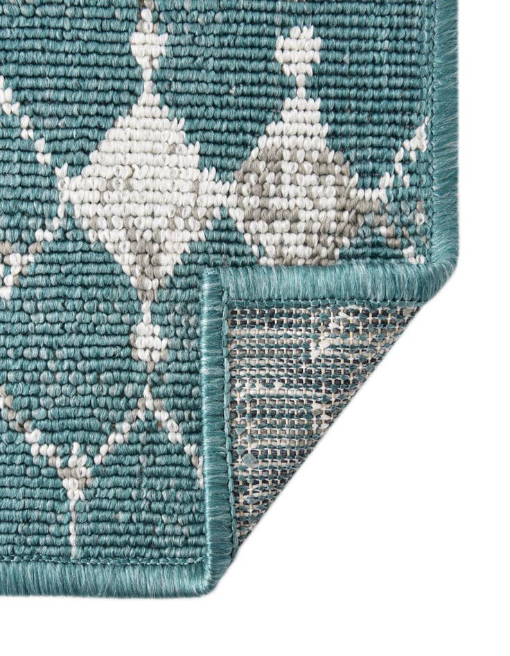 Detail image of 2' x 8' Washable Lattice Indoor / Outdoor Runner Rug