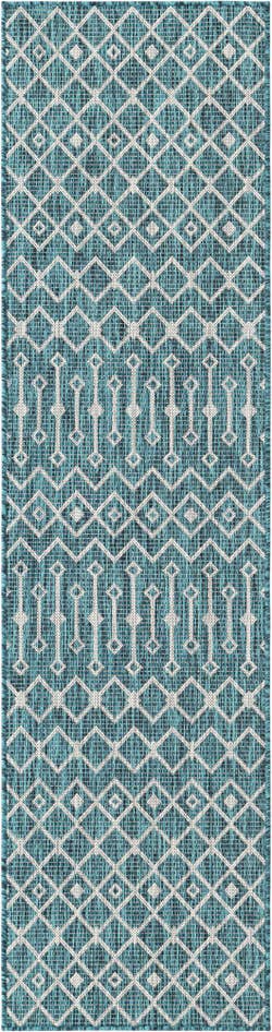 Detail image of 2' x 8' Easy-Clean Lattice Indoor / Outdoor Runner Rug