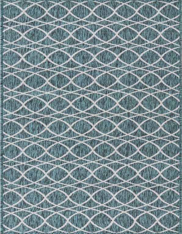 Detail image of 3' x 10' Easy-Clean Lattice Indoor / Outdoor Runner Rug