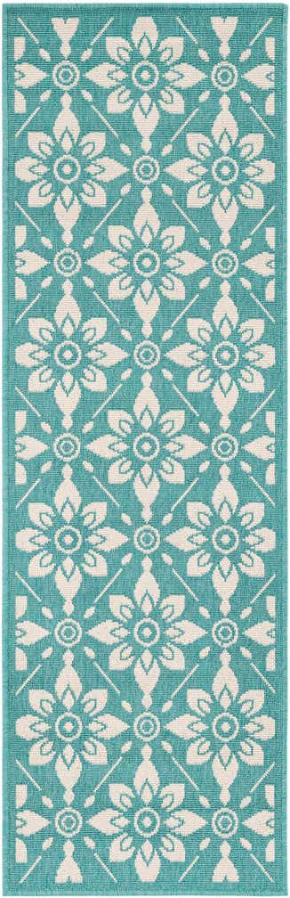 2' x 6' Easy-Clean Lattice Indoor / Outdoor Runner Rug