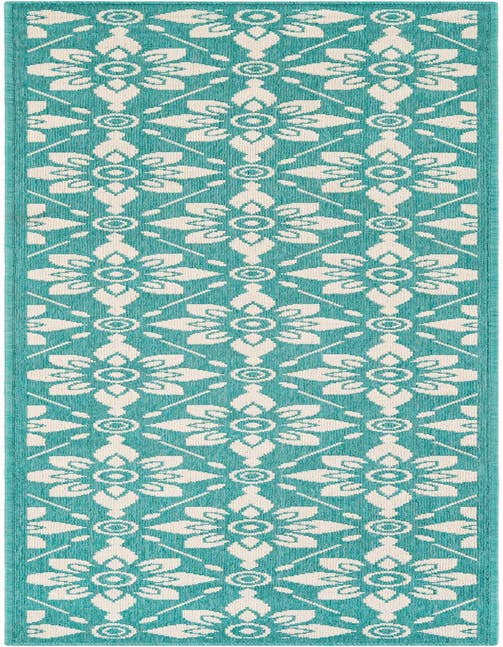 Detail image of 2' x 8' Easy-Clean Lattice Indoor / Outdoor Runner Rug