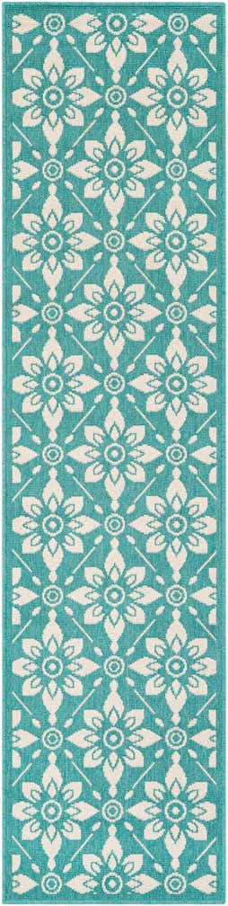2' x 8' Easy-Clean Lattice Indoor / Outdoor Runner Rug