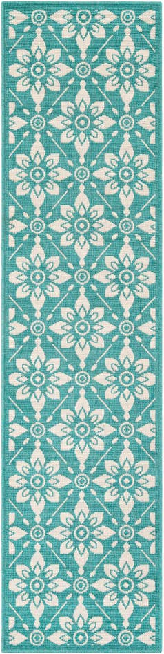 Detail image of 2' x 8' Easy-Clean Lattice Indoor / Outdoor Runner Rug