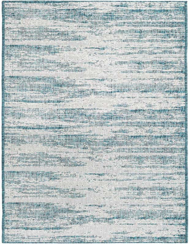 2' 7 x 10' Easy-Clean Modern Indoor / Outdoor Runner Rug
