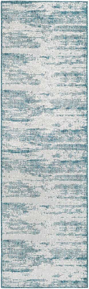 2' 7 x 10' Easy-Clean Modern Indoor / Outdoor Runner Rug